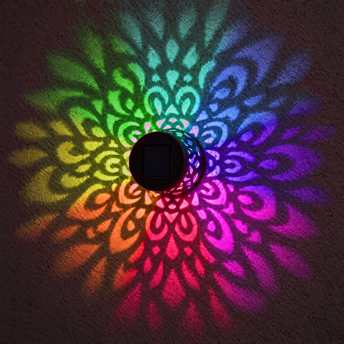 The mandala pattern on a wall