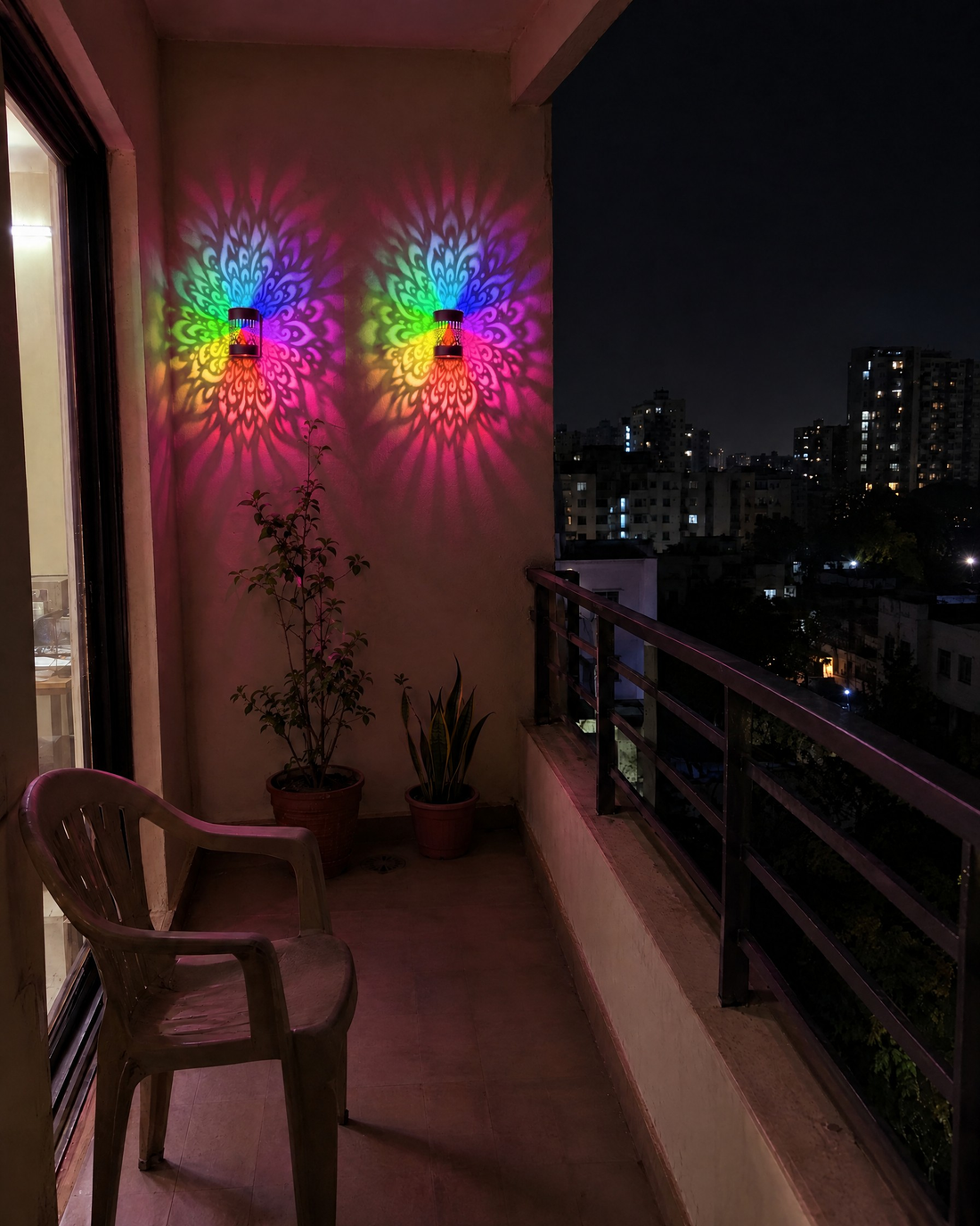 Balcony after